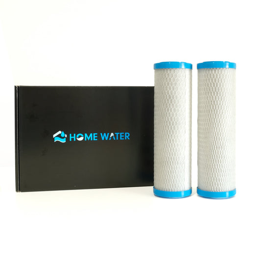 10" Chlorine Filter Blocks for Under Counter Under Sink Water Filter with Box